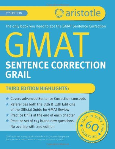 aristotle gmat sentence correction grail 3rd edition Reader